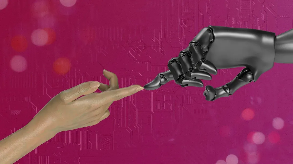 Illustration de l'intelligence artificielle et de son impact sur les métiers